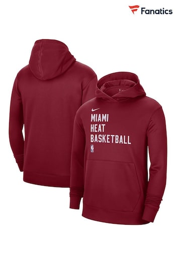 Fanatics Red NBA Miami Heat Spotlight Fleece Overhead Hoodie (N67604) | £70