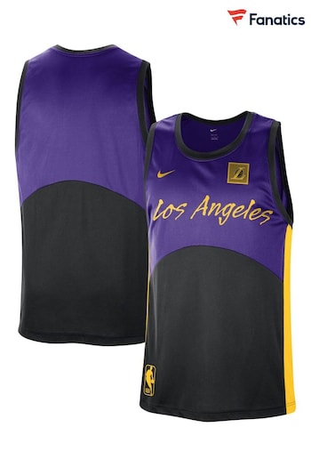 Fanatics Purple NBA Los Angeles Lakers 5 Start Jersey (N67613) | £45
