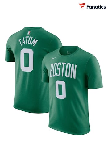 Fanatics Green NBA Boston Celtics Name and Number Icon T-Shirt - Jayson Tatum (N67617) | £33