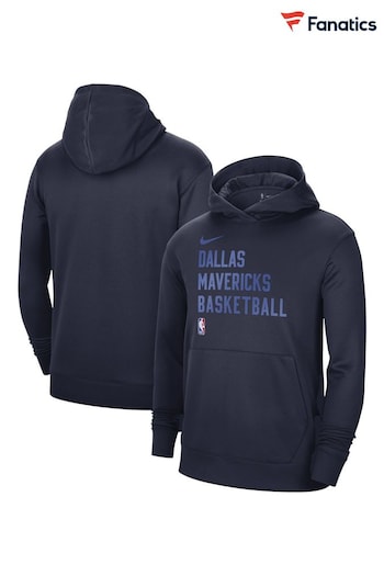 Fanatics Blue NBA Dallas Mavericks Spotlight Fleece Overhead Hoodie (N67619) | £70