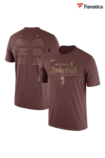 Fanatics NBA Team 31 Brown T-Shirt (N67629) | £33