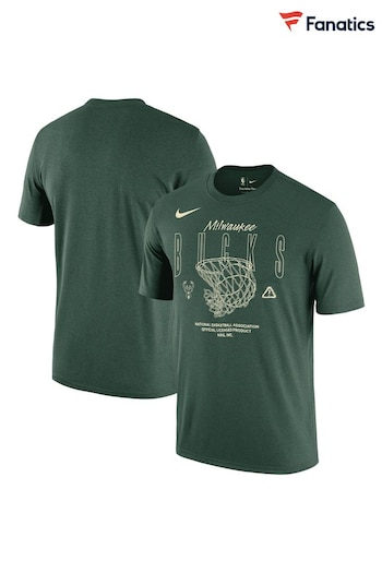 Fanatics Green NBA Milwaukee Bucks Max 90 Courtside T-Shirt (N67632) | £38