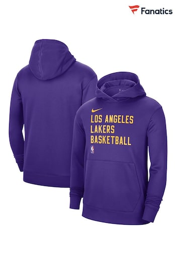 Fanatics Purple NBA Los Angeles Lakers Spotlight Fleece Overhead Hoodie (N67649) | £70