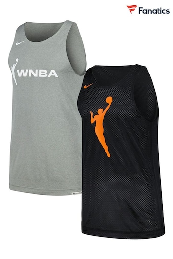 Fanatics NBA WNBA W13 Standard Issue Black/Grey Tank Tops 2 Pack Womens (N67650) | £45