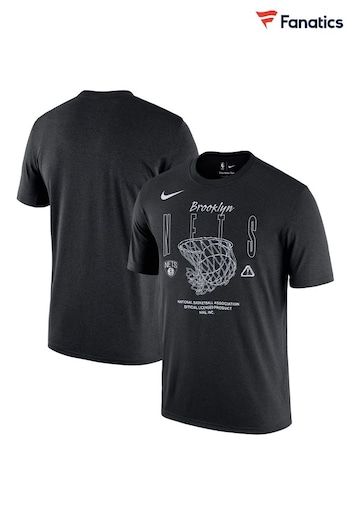 Fanatics NBA Brooklyn Nets Max 90 Courtside Black T-Shirt (N67653) | £38