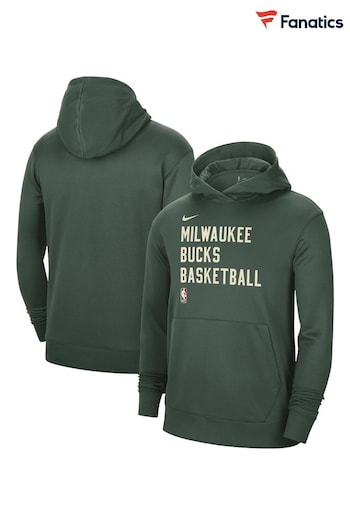 Fanatics Green NBA Milwaukee Bucks Spotlight Fleece Overhead Hoodie (N67666) | £70