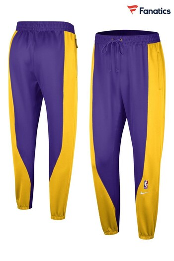 Fanatics Yellow/Purple NBA Los Angeles Lakers Thermaflex Joggers (N67669) | £90