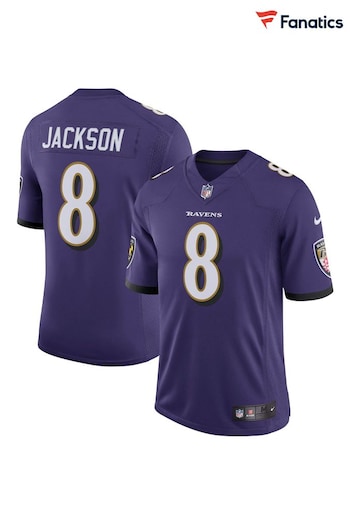 Fanatics Purple NFL Baltimore Ravens Limited Team Colour Home Jersey - Jackson (N67729) | £140