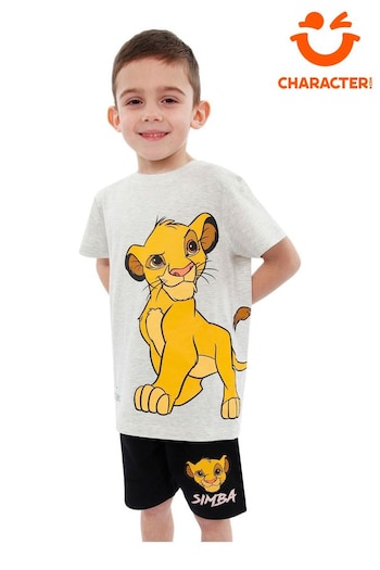 Character Black Lion King Shorts And T-Shirt Set (N67741) | £19