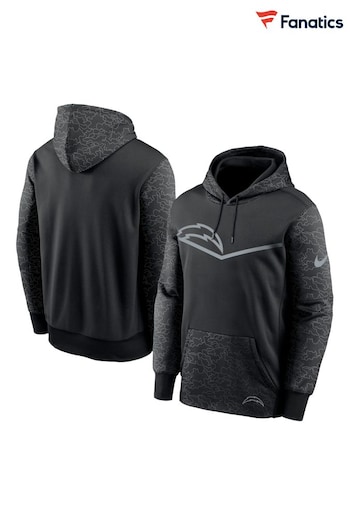Fanatics NFL Los Angeles Chargers Reflective Therma Grey Hoodie (N67785) | £85