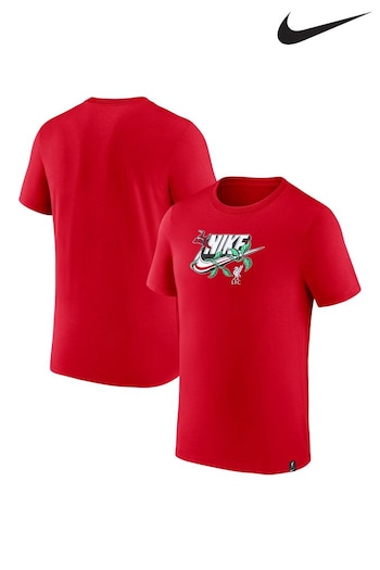 Nike Red Liverpool Futura T-Shirt (N67864) | £33
