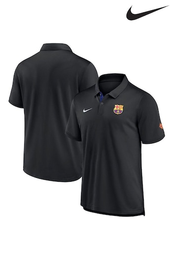 Nike Black Barcelona Pique Polo Shirt (N68101) | £40