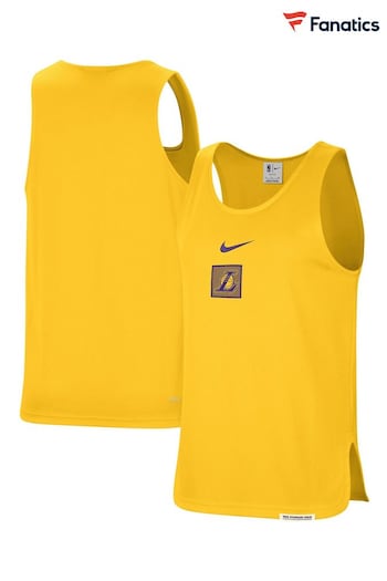 Fanatics Yellow NBA Los Angeles Lakers Standard Issue Vest Womens (N68125) | £60