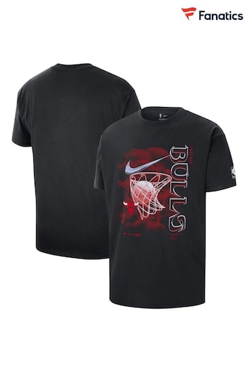 Fanatics NBA Chicago Bulls Courtside Max 90 Black T-Shirt (N68130) | £38