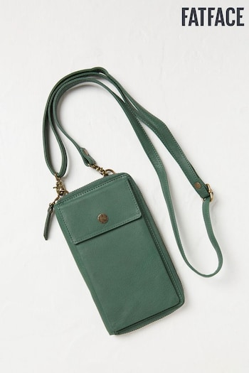 FatFace Green Louisa Purse Phone Bag (N68441) | £45