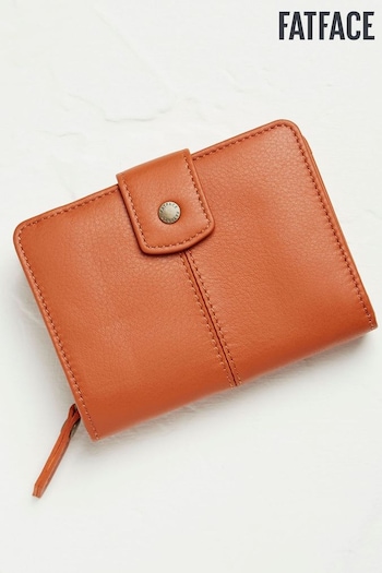 FatFace Red Etta Foldover Zip Purse (N68445) | £35