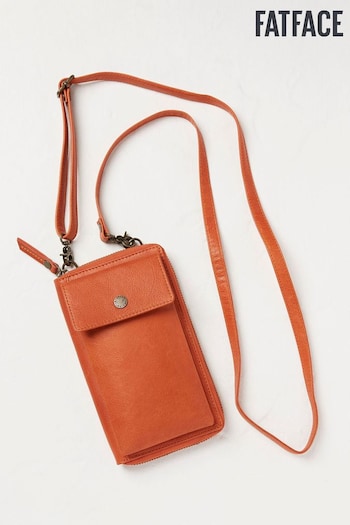 FatFace Orange Louisa Purse Phone Bag (N68451) | £45