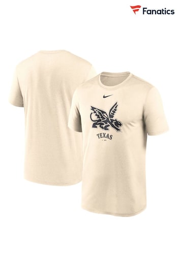 Fanatics MLB Texas Rangers City Connect Legend Practice Velocity Natural T-Shirt (N68473) | £35