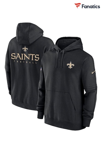 Fanatics NFL New Orleans Saints Sideline Club Fleece Pullover Black Hoodie (N68532) | £70