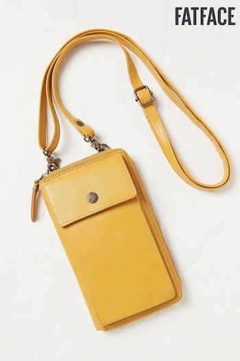 FatFace Yellow Louisa Purse Phone Bag (N68535) | £45