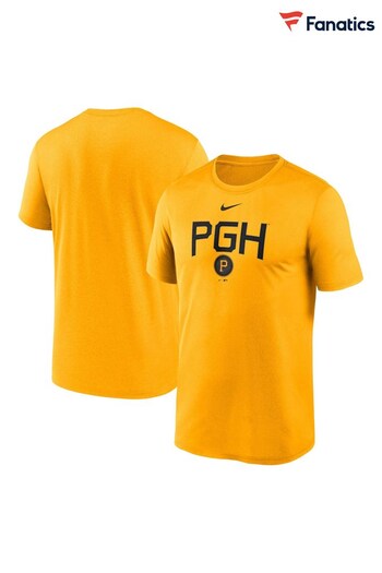 Fanatics Orange MLB Pittsburgh Pirates City Connect Legend Practice Velocity T-Shirt (N68574) | £35