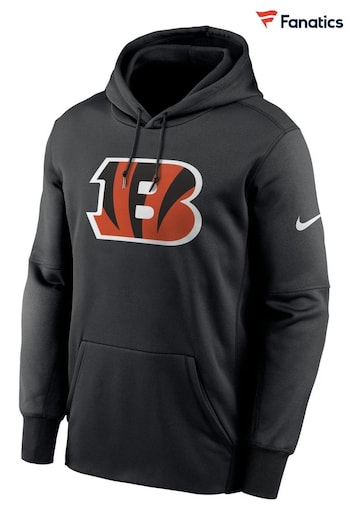 Fanatics NFL Cincinnati Bengals Therma Logo Black Hoodie (N68583) | £65