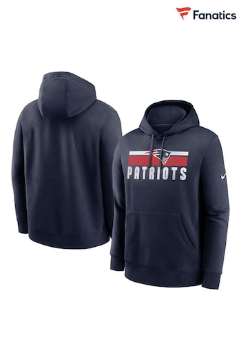 Fanatics Blue NFL New England Patriots Club Hoodie (N68592) | £60