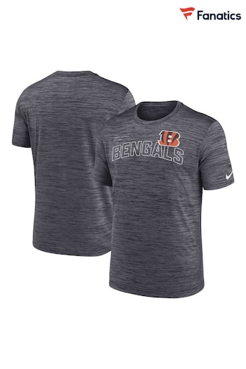 Fanatics Grey NFL Cincinnati Bengals Velocity Arch T-Shirt (N68619) | £30
