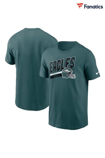 Fanatics Green NFL Philadelphia Eagles Essential Cotton Blitz Lockup T-Shirt (N68620) | £28