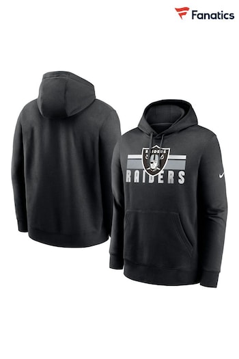Fanatics NFL Las Vegas Raiders Club Black Hoodie (N68627) | £60