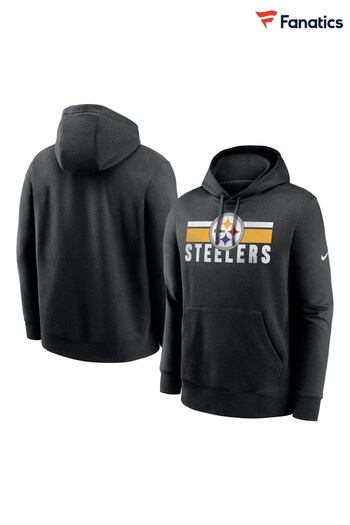 Fanatics NFL Pittsburgh Steelers Club Black Hoodie (N68628) | £60