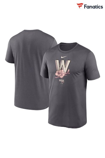 Fanatics Grey MLB Washington Nationals City Connect Legend Practice Velocity T-Shirt (N68766) | £35