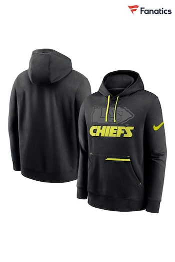 Fanatics Kansas City Chiefs Black Pullover Fleece Hoodie (N68790) | £75