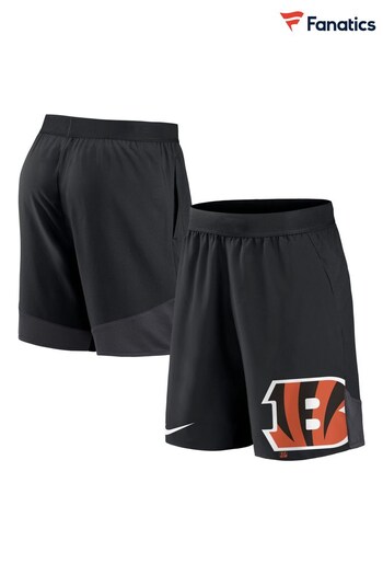 Fanatics NFL Cincinnati Bengals Stretch Woven Black Shorts (N68795) | £40