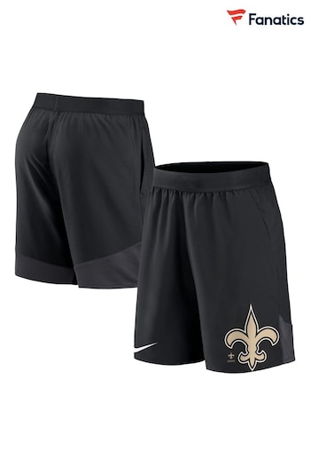 Fanatics NFL New Orleans Saints Stretch Woven Black Shorts (N68797) | £40