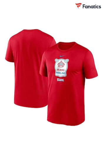 Fanatics Red MLB Miamiins City Connect Legend Practice Velocity T-Shirt (N68800) | £35