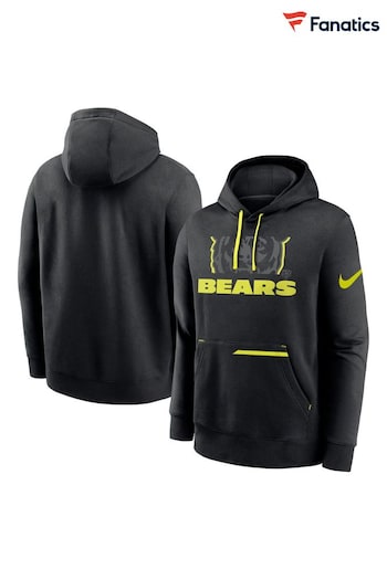 Fanatics Chicago Bears Black Pullover Fleece Hoodie (N68832) | £75