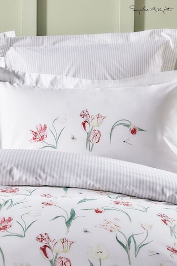 Sophie Allport 2 Pack White Tulip Pillowcases (N68938) | £25