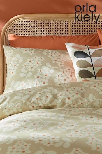 Orla Kiely 2 Pack Taupe Wisteria Pillowcases (N68943) | £20