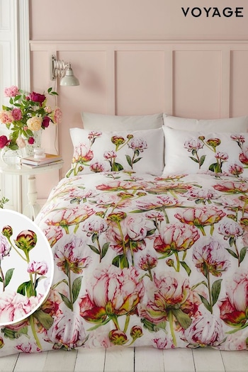 Voyage Fuchsia Heligan Floral Duvet Cover And Pillowcase Set (N68967) | £60 - £110