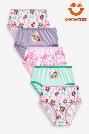 Character Pink Paw Patrol Underwear 5 Pack (N69167) | £13