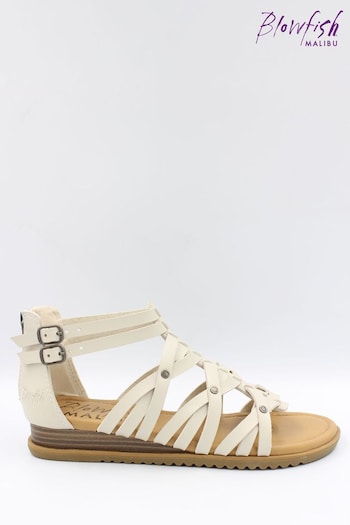 Blowfish Malibu Women's Cream Bloomy Bone Sandals (N69177) | £49