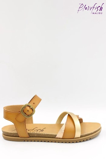 Blowfish Malibu Women's Gold Monti-B Bee Honey Sandals (N69182) | £49