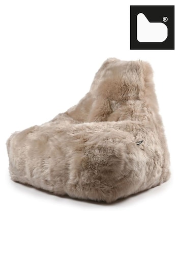 Extreme Lounging Oyster Mighty B Bag Faux Fur Bean Bag (N69187) | £500