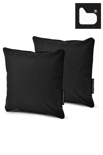 Extreme Lounging Black B Cushion Outdoor Garden Twin Pack (N69195) | £30