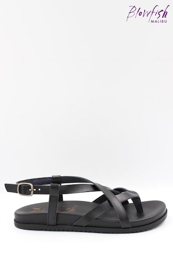 Blowfish Malibu Puffy's Camden Mono Black Sandals (N69197) | £49