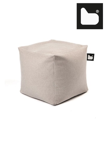 Extreme Lounging Stone B Box Brushed Faux Suede Cube Bean Bag (N69261) | £80