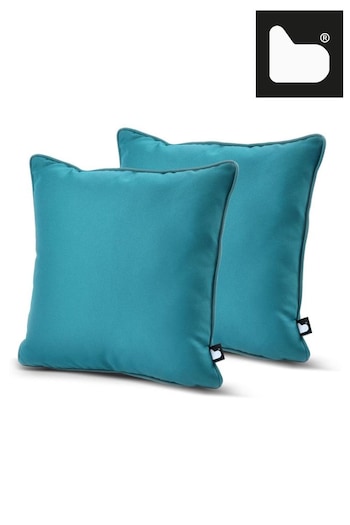 Extreme Lounging Teal B Cushion Outdoor Garden Twin Pack (N69268) | £30
