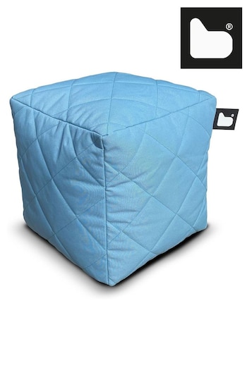 Extreme Lounging Sea Blue B-Box Quilted Cube Bean Bag (N69278) | £45