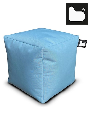 Extreme Lounging Sea Blue B Box Outdoor Garden Cube Bean Bag (N69281) | £40